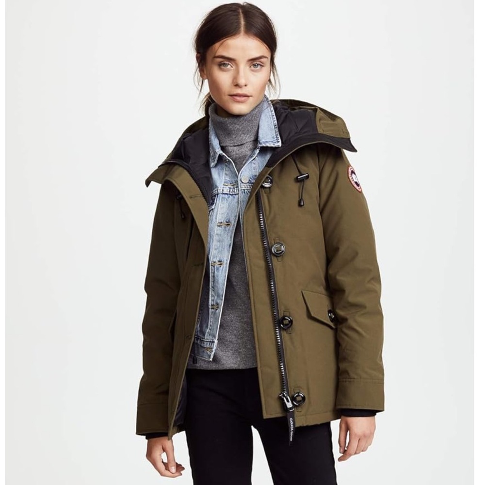 Canada goose rideau parka military green small